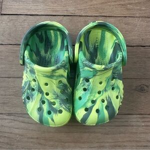 CROCS Toddler Sandals Marble Green